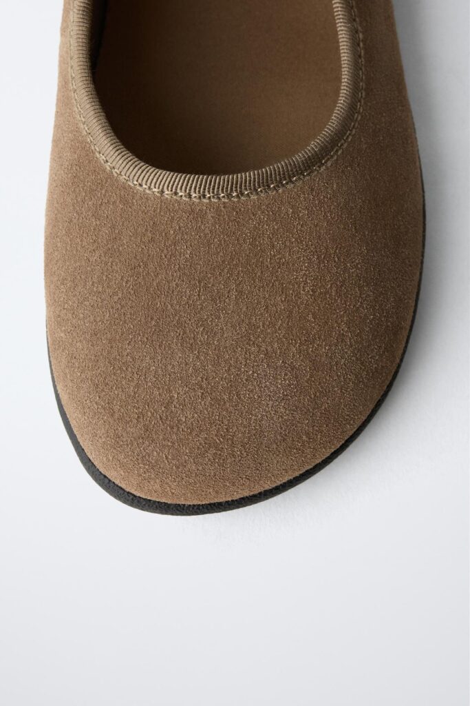 Barefoot ballet flats at Zara