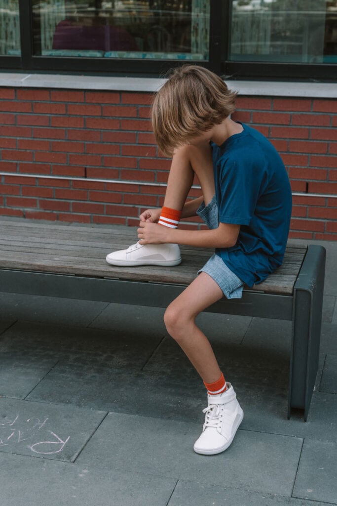 Origo kids barefoot shoes high tops