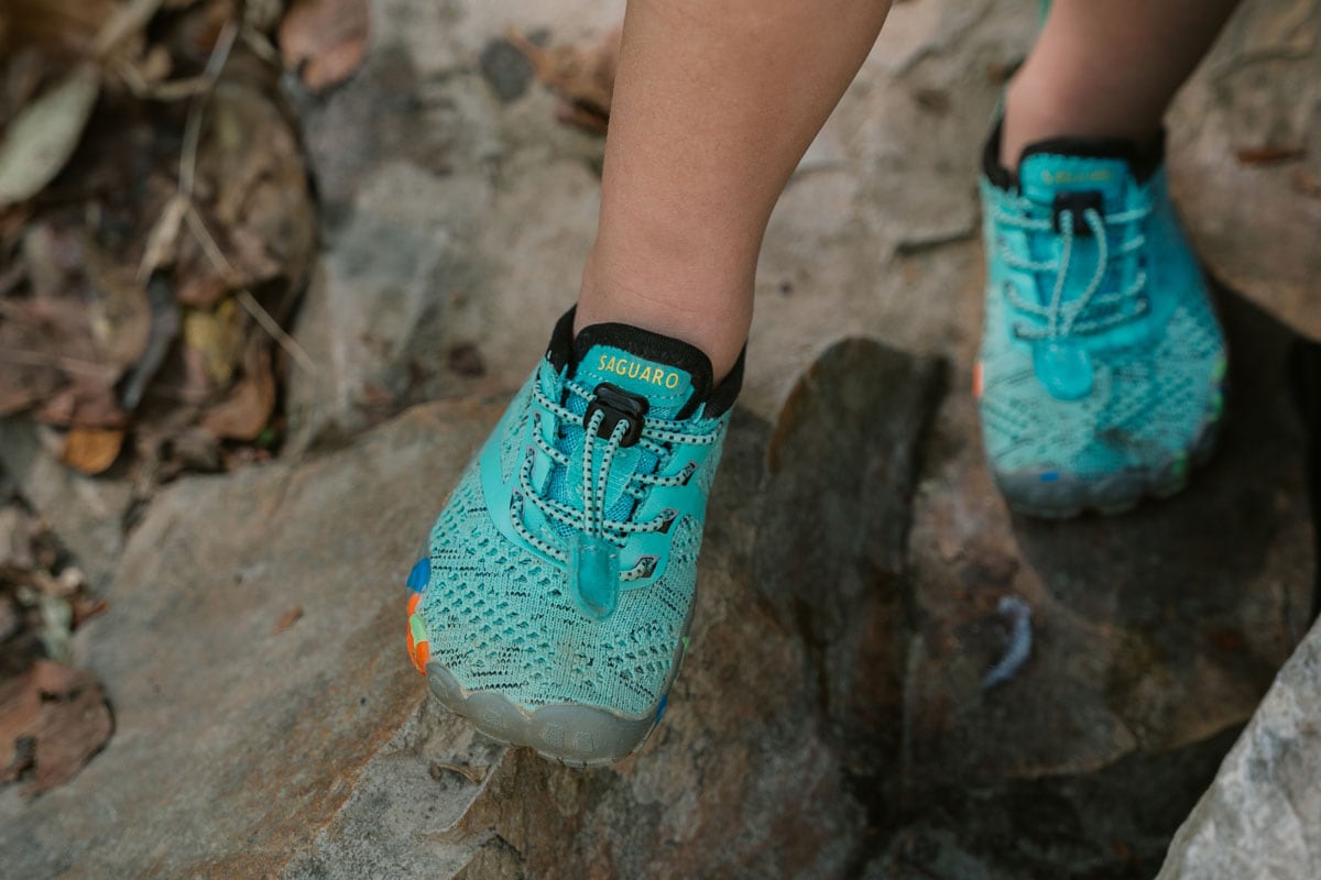 Saguaro Smart sneakers are breathable, affordable barefoot sneakers for kids