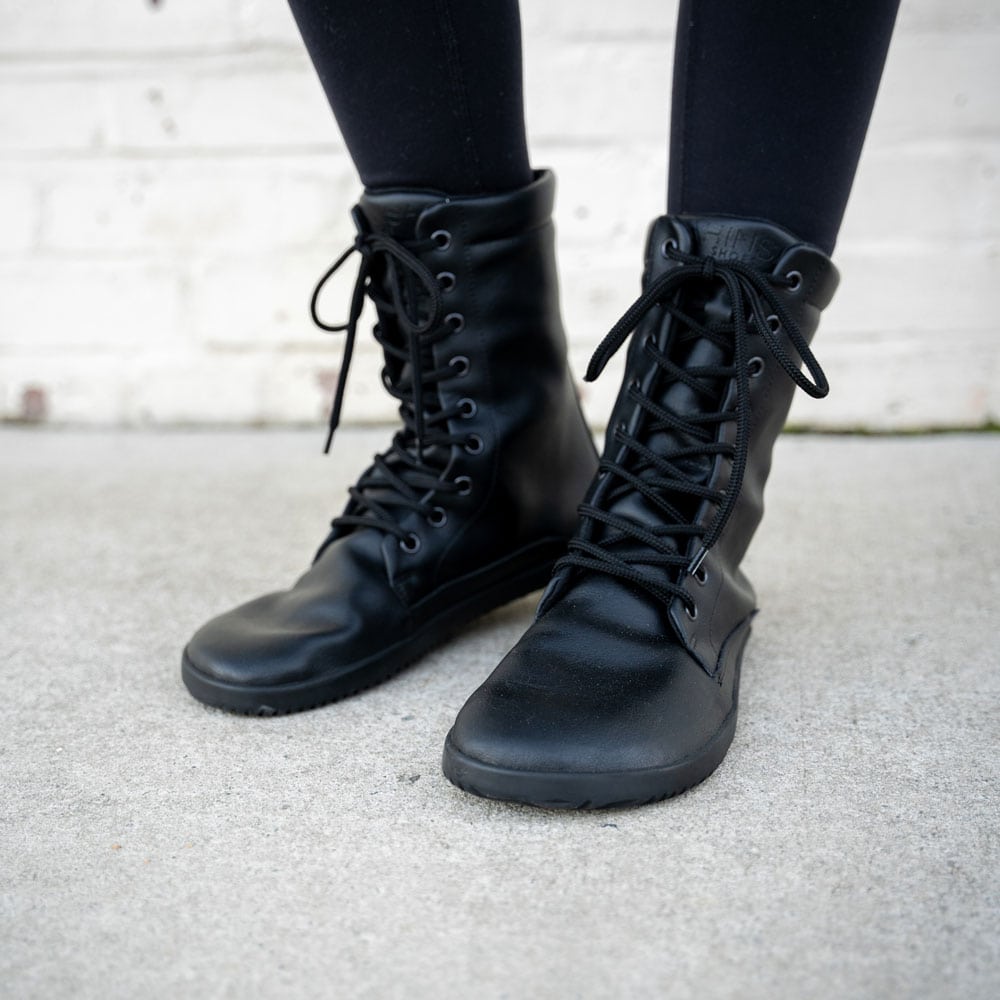 Ahinsa Jaya vegan barefoot winter boots