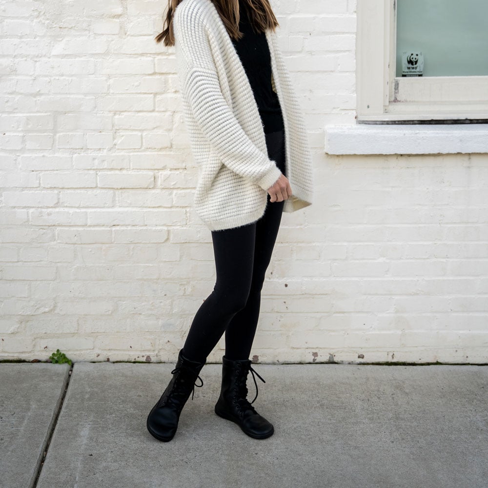 Ahinsa Jaya vegan barefoot winter boots