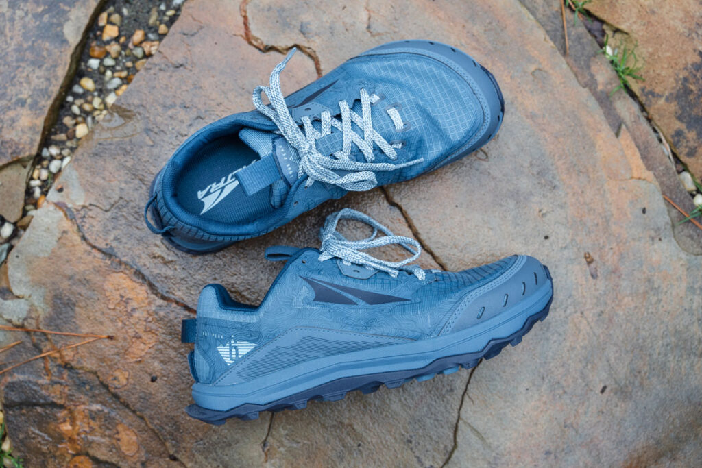 Altra Lone Peaks are barefoot shoes with cushion making them one of the best barefoot shoes for beginners