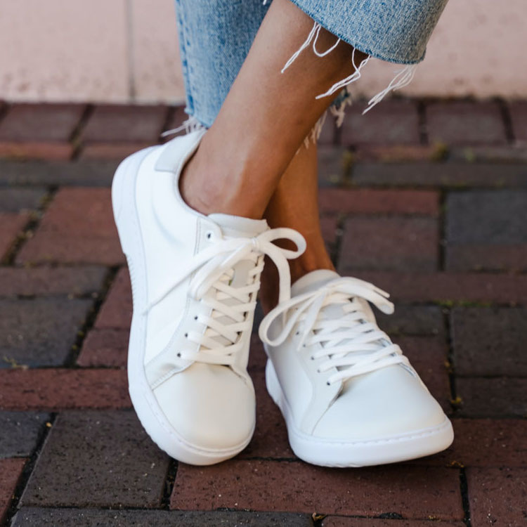 Barebarics white barefoot sneakers