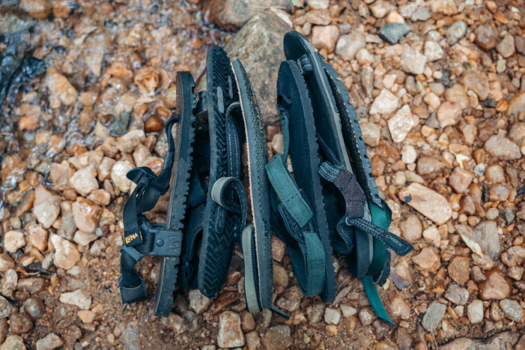Sole thicknesses of the best barefoot hiking sandals