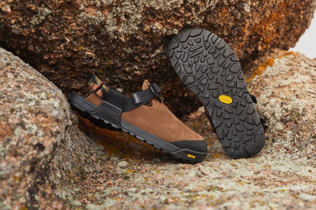 Bedrock Mountain clogs with grippy Vibram soles