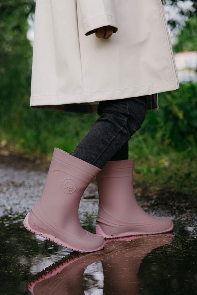 BeLenka Pudds Barefoot rain boots for kids
