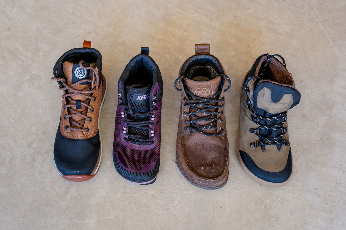 Best barefoot hiking boots from narrow to wide