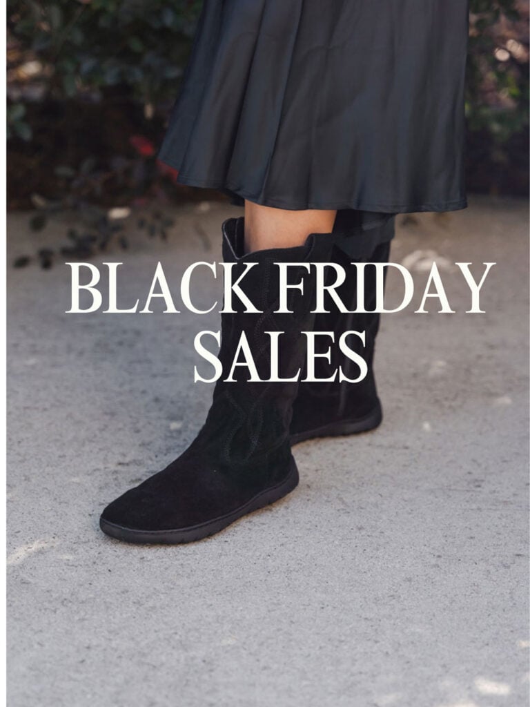 Black Friday Sale round-up for barefoot shoes from the Barefoot Shoe Guide