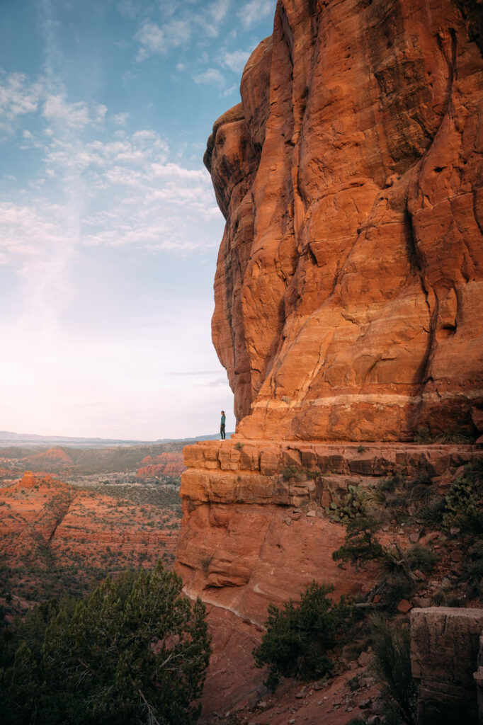 Hiking in barefoot hiking shoes