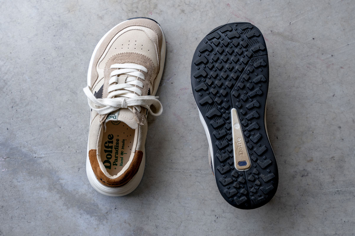 Dolfie Paradise Supersonics barefoot dad sneakers