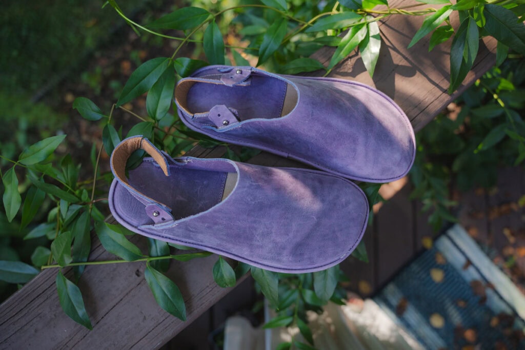 Drifter Leather Solis Clogs, Barefoot Clogs