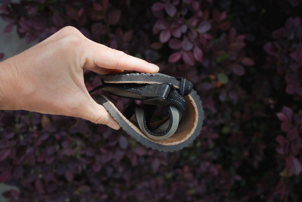 Earth Runners Sandals, flexibility of barefoot sandals