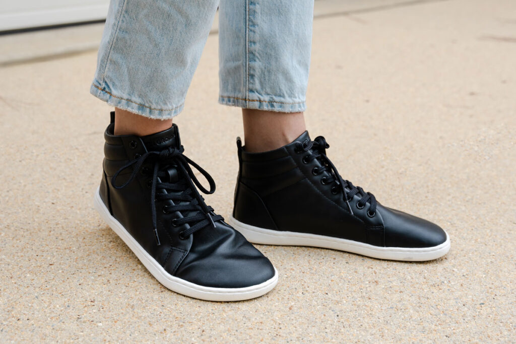Feelgrounds Highrise Sneakers, Vegan high top barefoot sneakers