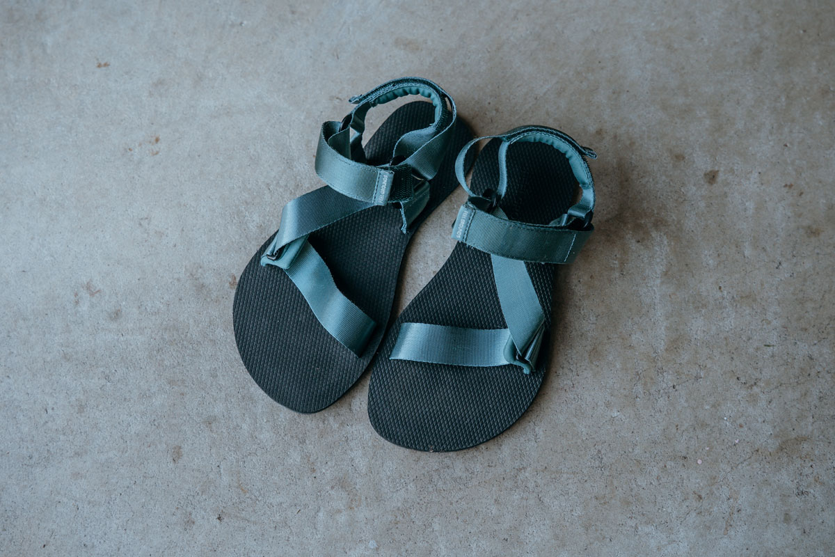 Feelgrounds Pathway hiking sandals, barefoot sandals with no toe post