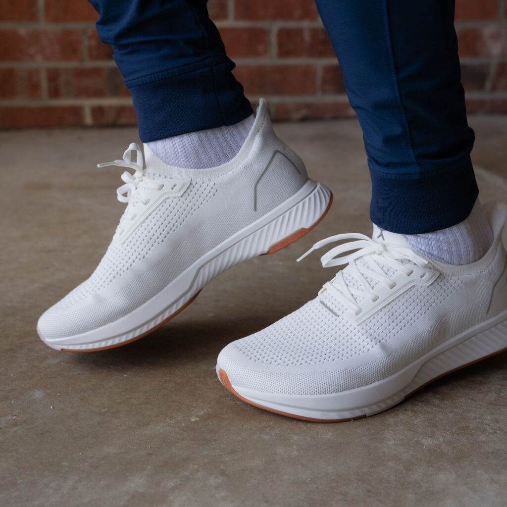 Flux Adapt Runner, with a wide toe box but significant cushion