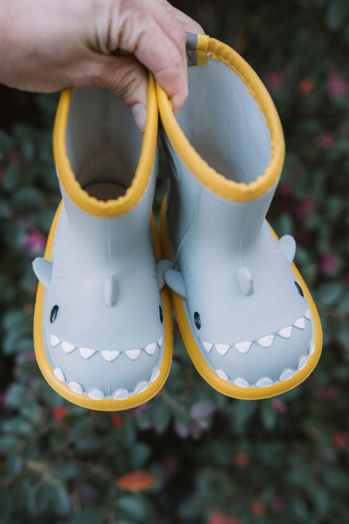 Foot Buddy Wide Rain Boots for kids