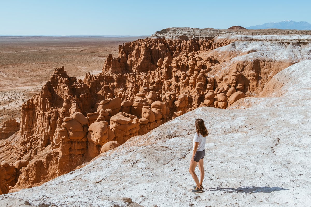 Hiking in Lems in Goblin Valley State Park