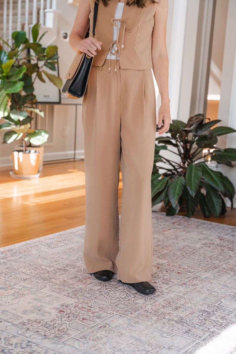 Groundies ballet flats with business casual outfit