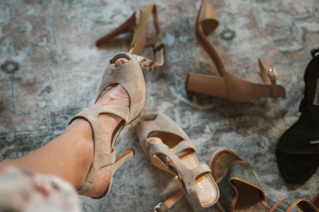 High heels lead to unnatural posture