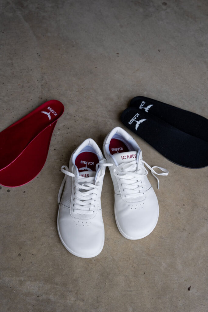 Icarus Footwear | Barefoot Shoes for Beginners with three replaceable insoles