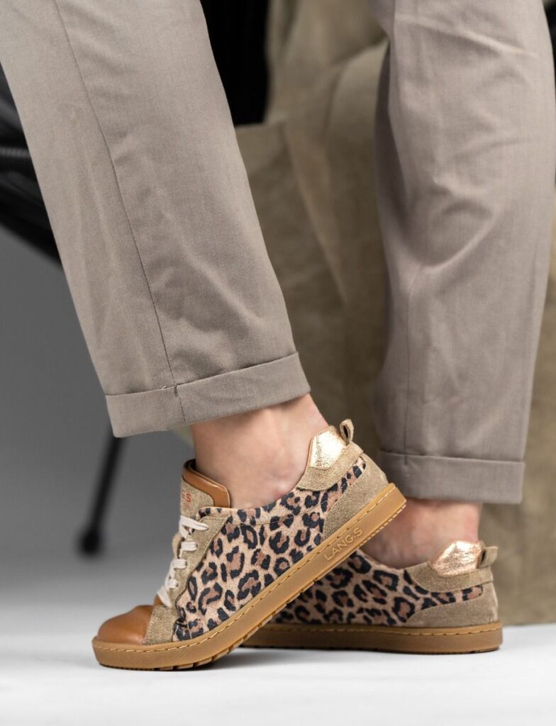 Lang.S leopard print barefoot sneakers