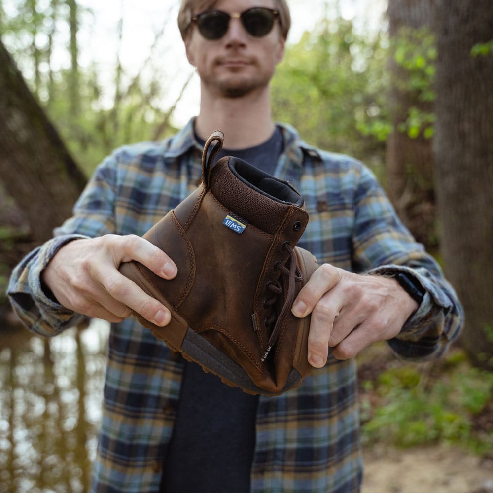Lems Boulder Summit boots are great barefoot winter boots for men