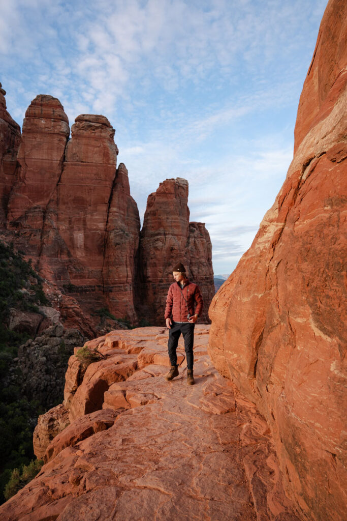 Hiking in Lems Boulder Boot Summit