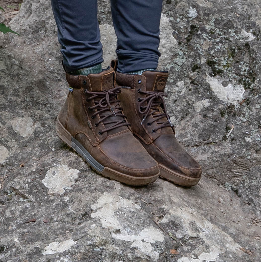 Lems Boulder Boots Summit make good barefoot waterproof winter boots