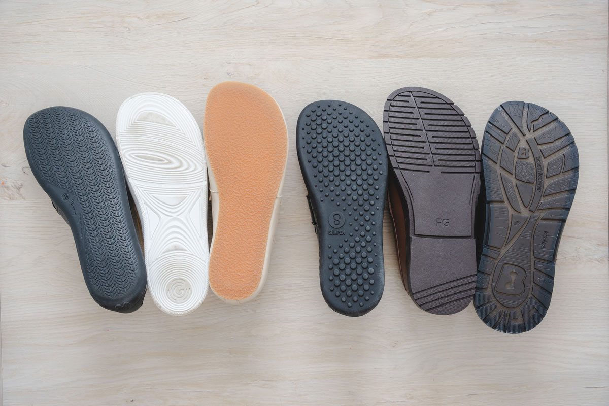 Soles of the best barefoot loafers