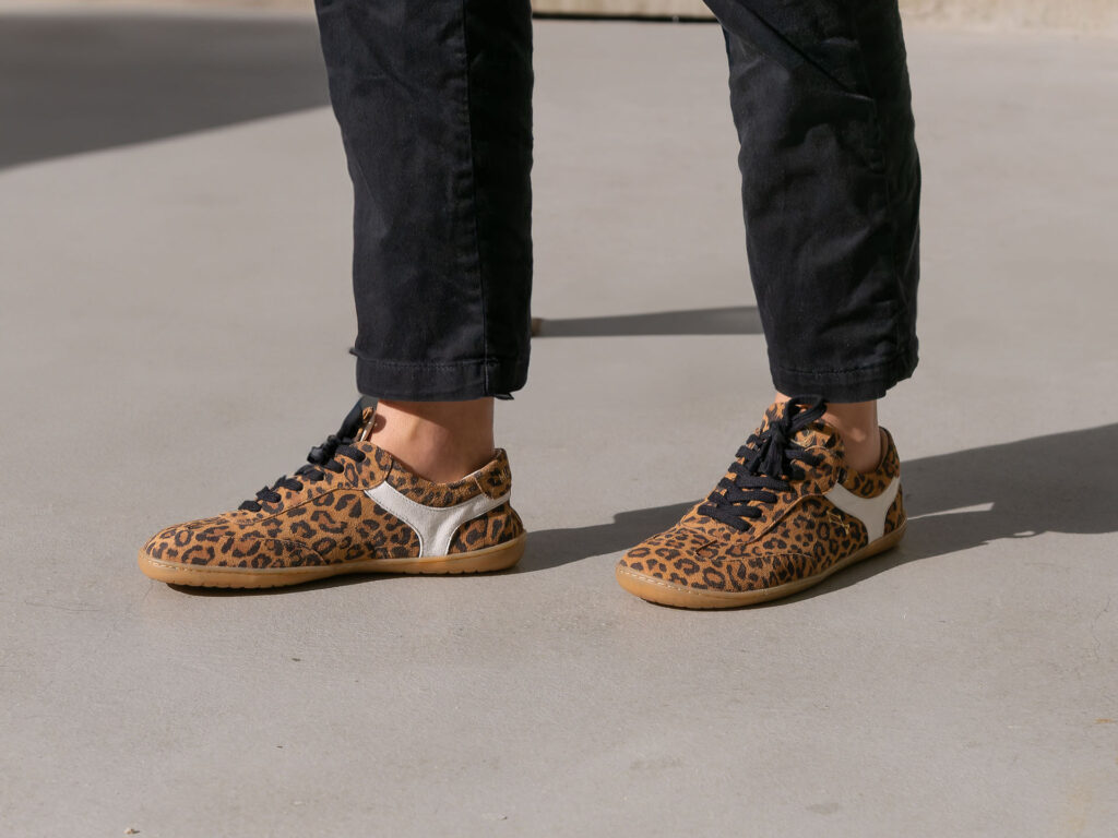 Mukishoes leopard print barefoot sneakers