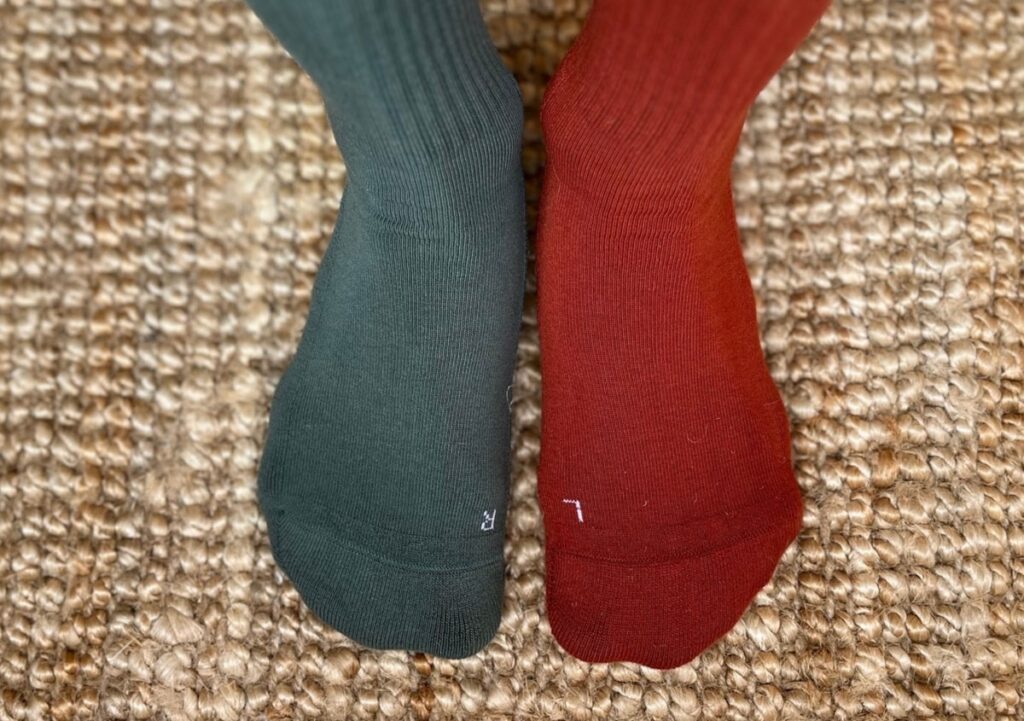 Mukishoes wide toe box socks to wear with barefoot shoes