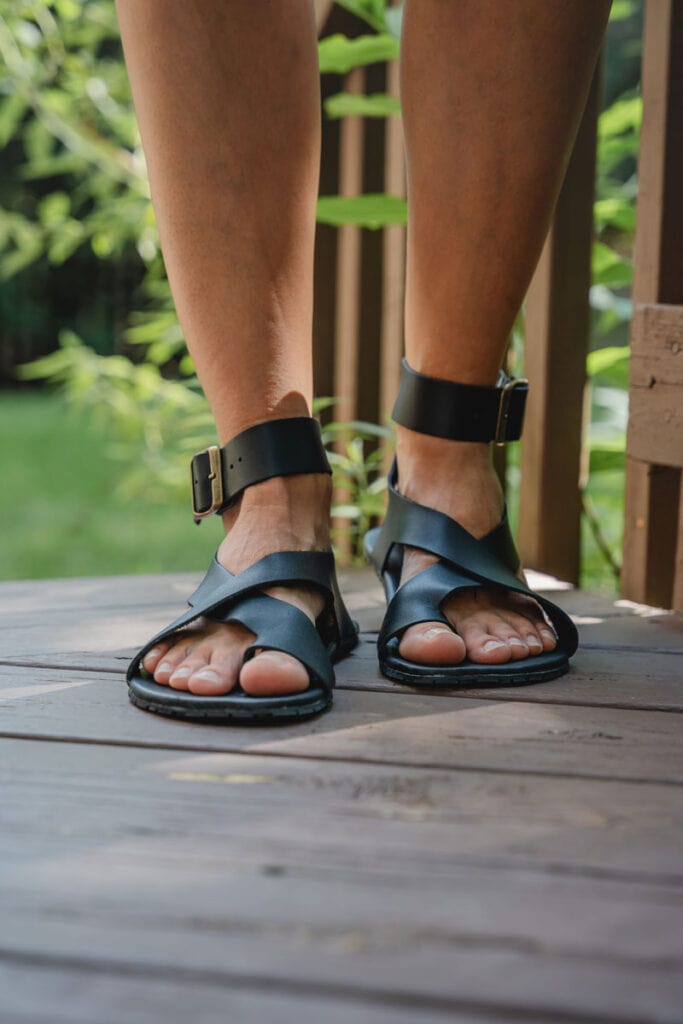 Mukishoes Ibiza sandals, leather barefoot sandals