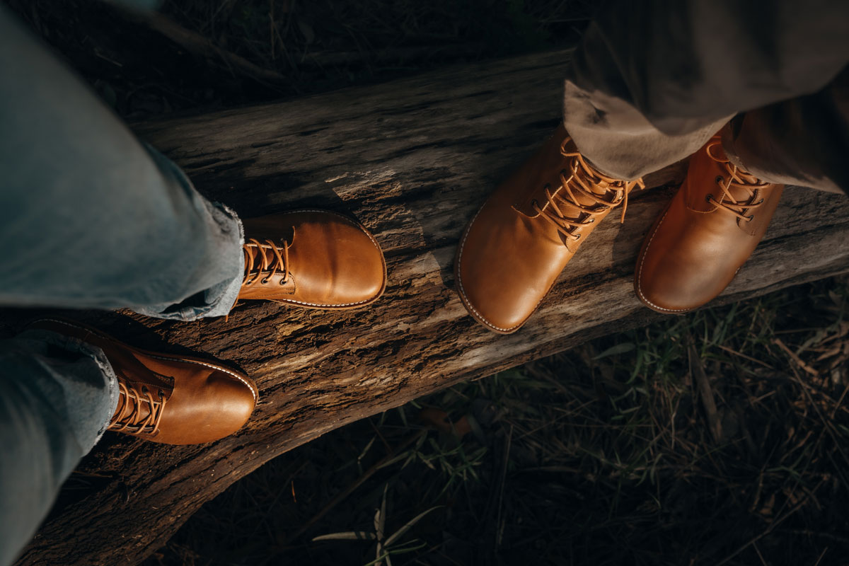 Origo Nomad leather barefoot boots