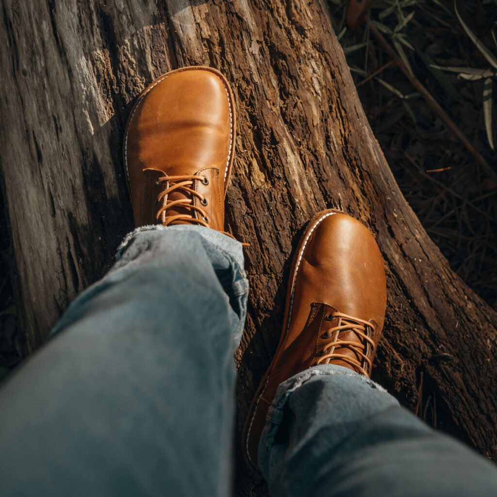 Origo Nomad leather barefoot boots
