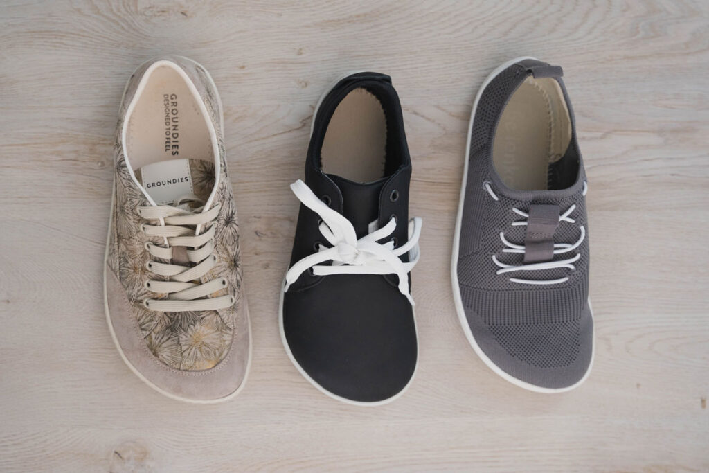 Extra Wide Barefoot Shoes, comparison between Groundies Baredfoot+, Realfoot and BeLenka