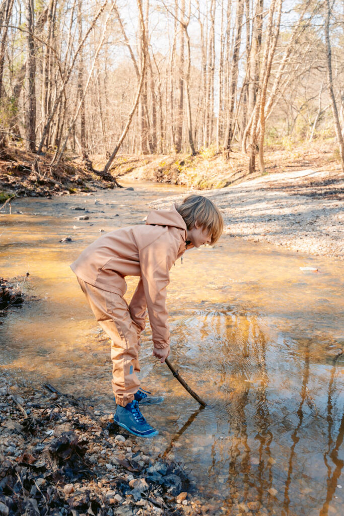 Reima barefoot waterproof boots for kids, along with their waterproof clothing
