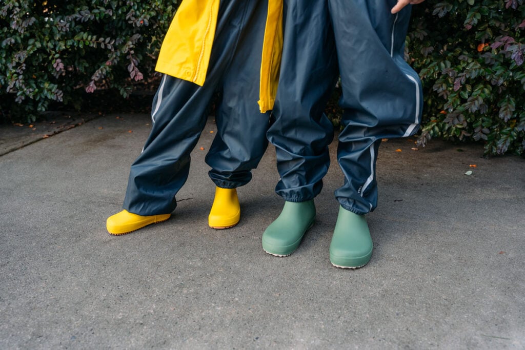 Reima barefoot rain boots for kids