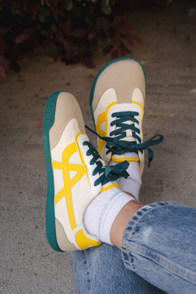 Dash barefoot sneakers like Saguaro Shoes are like the Onitsuka Tigers, one of the trendiest barefoot sneakers in 2025