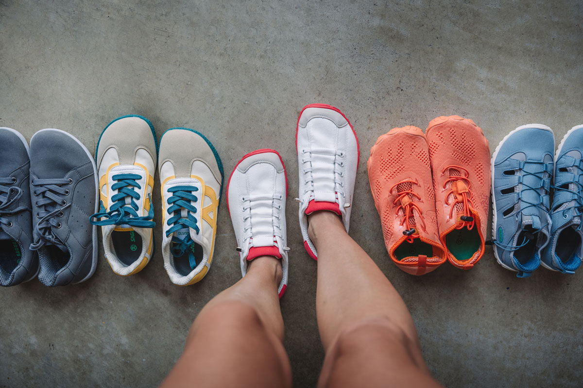 Stylish barefoot sneakers from Saguaro Shoes