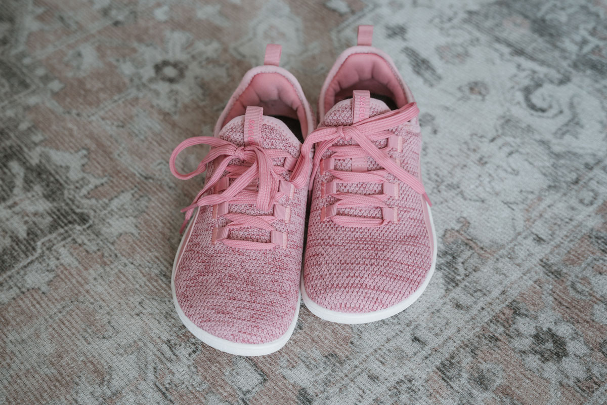 Saguaro Shoes Luck III Pink barefoot sneakers