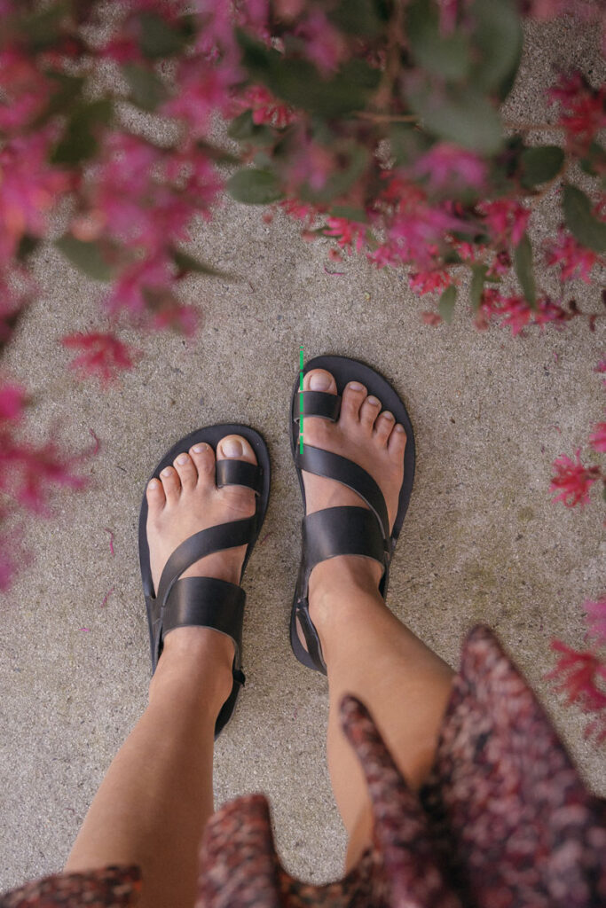 Wide Toe Box with barefoot sandals