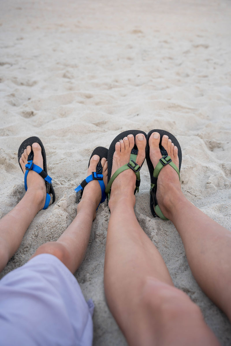 Shamma Sandal Curzers are barefoot huarache style sandals