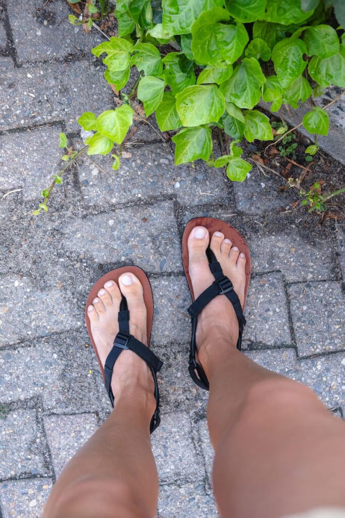 Shamma Sandals Elite Maximus with leather footbed