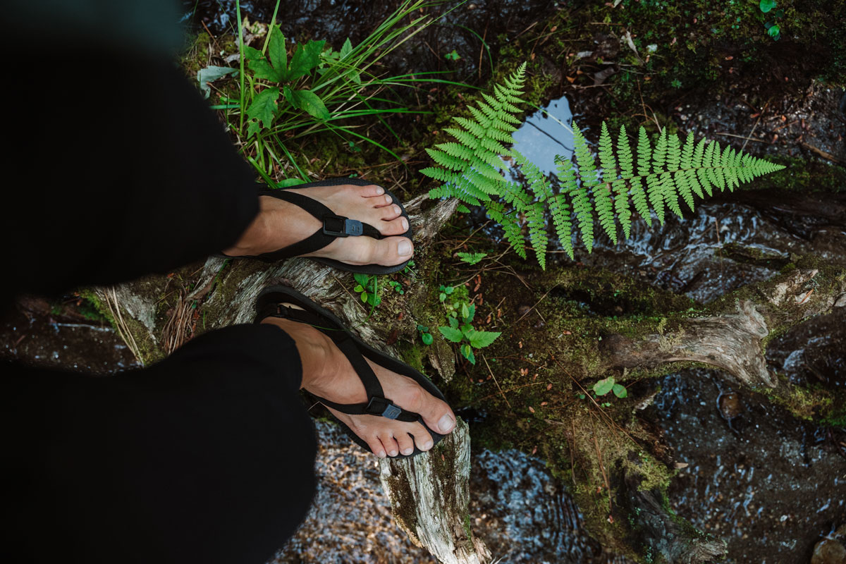 Shamma Sandals Numa, barefoot hiking and running sandals