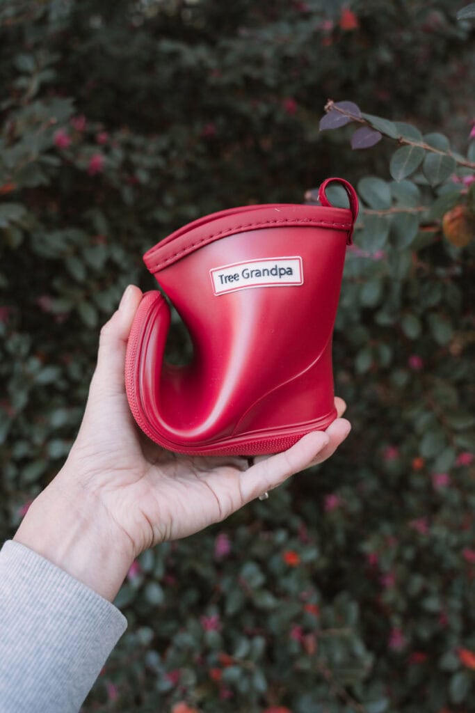 Tree Grandpa affordable barefoot rain boots for toddlers on Amazon