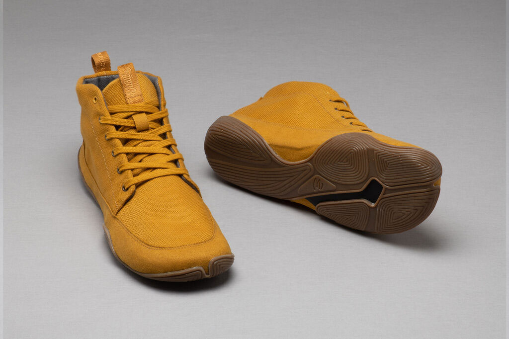 Vigor, bright and bold yellow shoes by Wildling