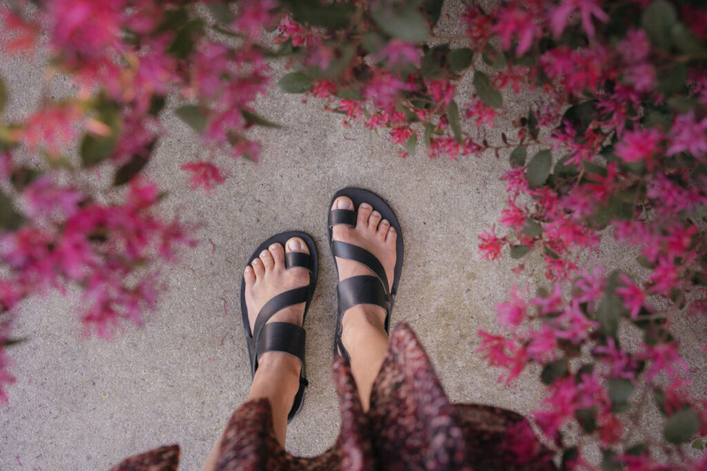 Stylish barefoot sandals for women by Vivobarefoot