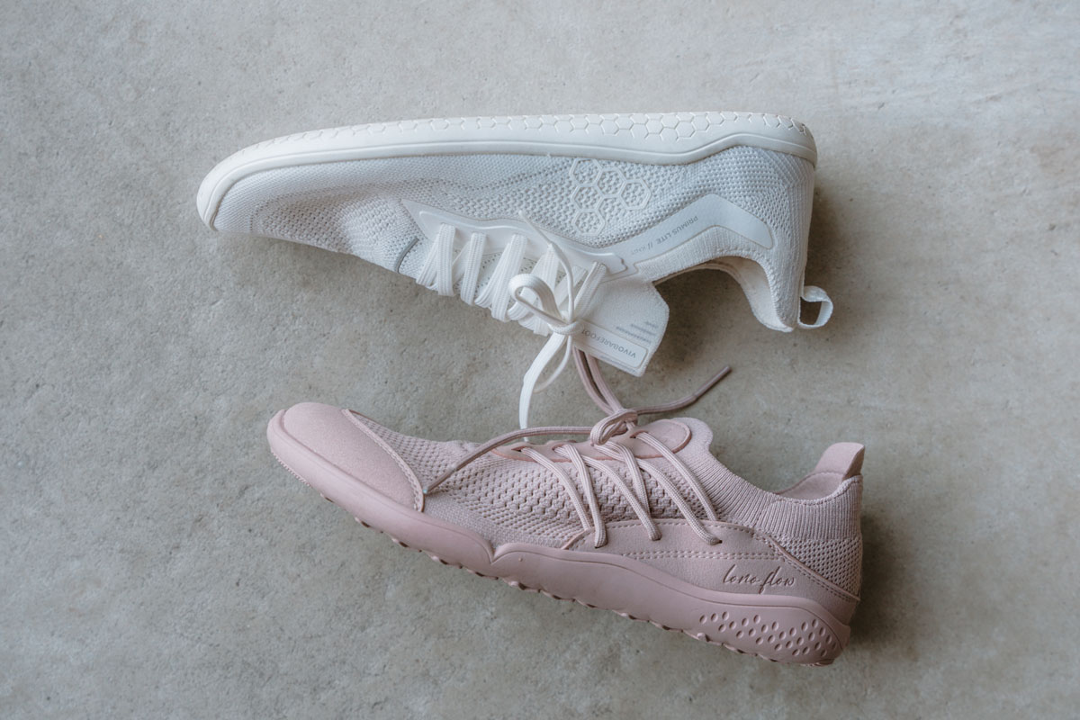 Vivobarefoot Primus Knit vs Lono Flow barefoot sneakers