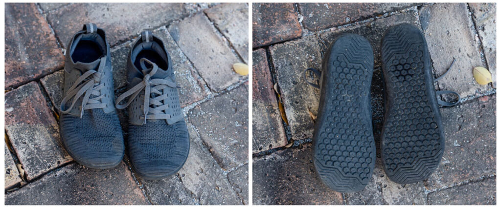 Whitin Shoes that have been worn almost daily for 6 months