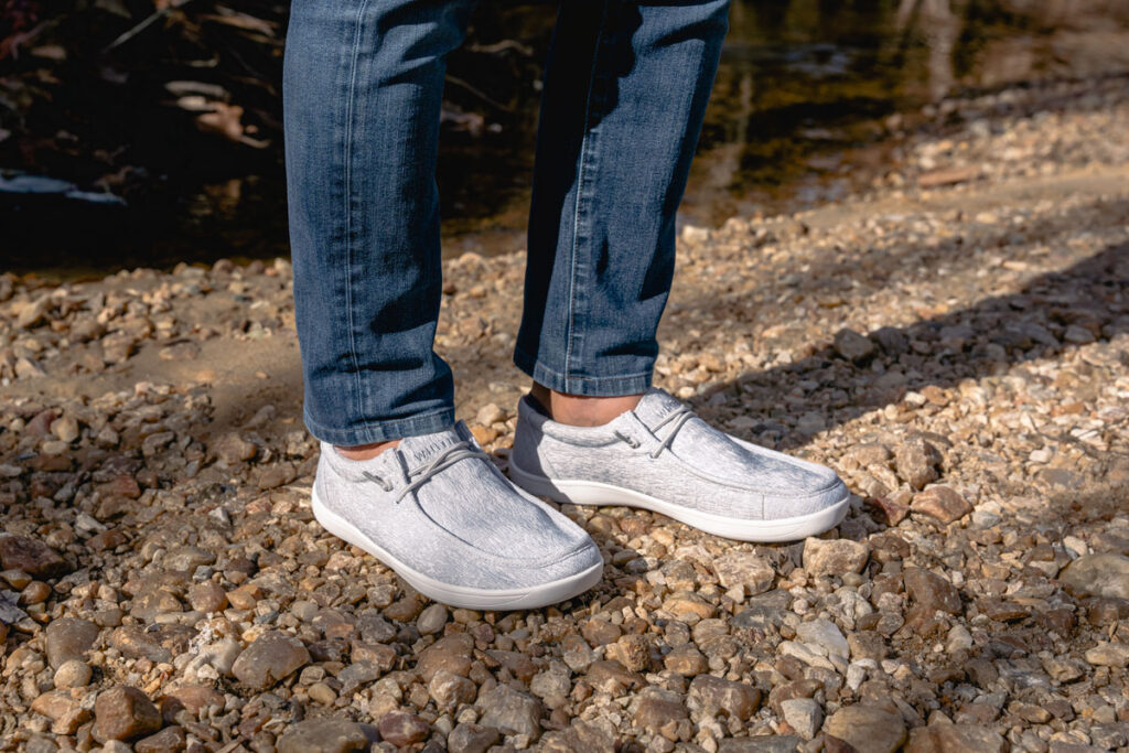 WHITIN minimalist boat shoes looks like HEYDUDE shoes